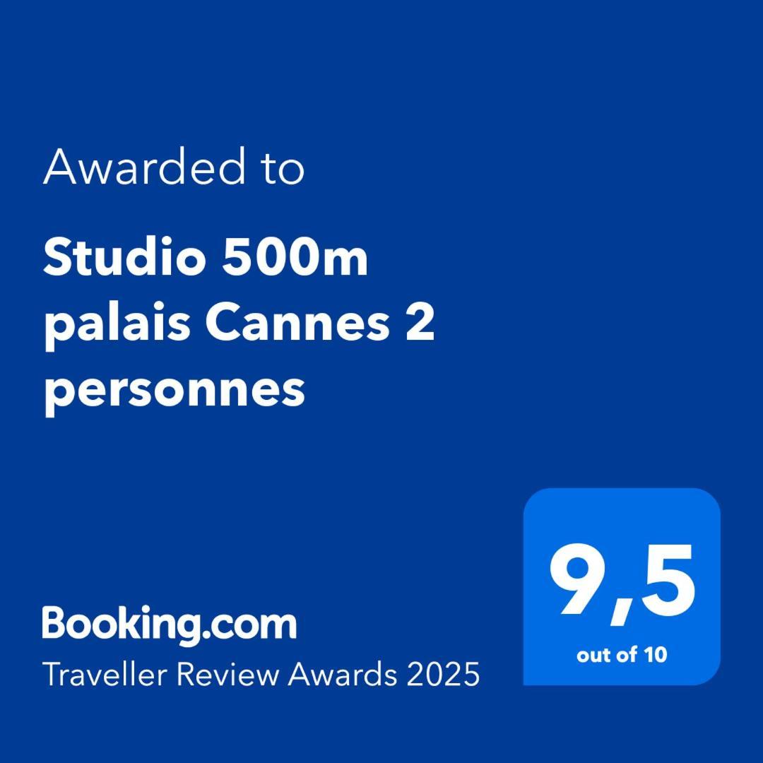 Studio 500M Palais Cannes 2 Personnes Exterior foto